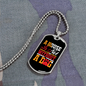 Not a Home Without a Dog Yellow Necklace Stainless Steel or 18k Gold Dog Tag 24" Chain-Express Your Love Gifts