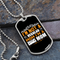 Not a Regular Mom Necklace Stainless Steel or 18k Gold Dog Tag 24" Chain-Express Your Love Gifts