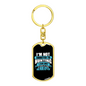 Not Addicted To Hunter'S Keychain Gift Stainless Steel or 18k Gold Dog Tag Keyring-Express Your Love Gifts