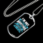 Not Addicted To Hunting Necklace Stainless Steel or 18k Gold Dog Tag 24" Chain-Express Your Love Gifts