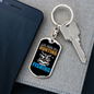 Not Always Hunter'S Keychain Gift Stainless Steel or 18k Gold Dog Tag Keyring-Express Your Love Gifts