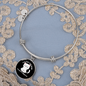 Not Cat Hair Bracelet Stainless Steel or 18k Gold Circle Bangle-Express Your Love Gifts