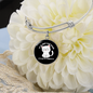 Not Cat Hair Bracelet Stainless Steel or 18k Gold Circle Bangle-Express Your Love Gifts