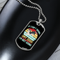 Not Going Without My Dog Necklace Stainless Steel or 18k Gold Dog Tag 24" Chain-Express Your Love Gifts