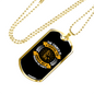 Not Museum For Saints Christian Necklace Stainless Steel or 18k Gold Dog Tag 24" Chain-Express Your Love Gifts
