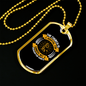 Not Museum For Saints Christian Necklace Stainless Steel or 18k Gold Dog Tag 24" Chain-Express Your Love Gifts