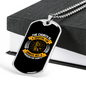 Not Museum For Saints Christian Necklace Stainless Steel or 18k Gold Dog Tag 24" Chain-Express Your Love Gifts