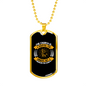 Not Museum For Saints Christian Necklace Stainless Steel or 18k Gold Dog Tag 24" Chain-Express Your Love Gifts
