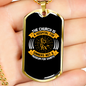 Not Museum For Saints Christian Necklace Stainless Steel or 18k Gold Dog Tag 24" Chain-Express Your Love Gifts