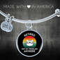 Not My Problem Cat Bracelet Stainless Steel or 18k Gold Circle Bangle-Express Your Love Gifts