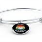 Not My Problem Cat Bracelet Stainless Steel or 18k Gold Circle Bangle-Express Your Love Gifts