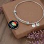 Not My Problem Cat Bracelet Stainless Steel or 18k Gold Circle Bangle-Express Your Love Gifts