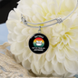 Not My Problem Cat Bracelet Stainless Steel or 18k Gold Circle Bangle-Express Your Love Gifts