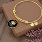 Not My Problem Cat Bracelet Stainless Steel or 18k Gold Circle Bangle-Express Your Love Gifts