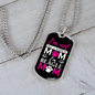 Not Normal Beagle Mom Necklace Stainless Steel or 18k Gold Dog Tag 24" Chain-Express Your Love Gifts