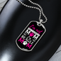 Not Normal Beagle Mom Necklace Stainless Steel or 18k Gold Dog Tag 24" Chain-Express Your Love Gifts