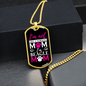 Not Normal Beagle Mom Necklace Stainless Steel or 18k Gold Dog Tag 24" Chain-Express Your Love Gifts