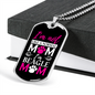 Not Normal Beagle Mom Necklace Stainless Steel or 18k Gold Dog Tag 24" Chain-Express Your Love Gifts
