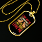 Not Perfect Necklace Stainless Steel or 18k Gold Dog Tag 24" Chain-Express Your Love Gifts