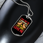 Not Perfect Necklace Stainless Steel or 18k Gold Dog Tag 24" Chain-Express Your Love Gifts