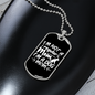 Not Regular Dog Mom Necklace Stainless Steel or 18k Gold Dog Tag 24" Chain-Express Your Love Gifts