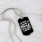 Not Regular Dog Mom Necklace Stainless Steel or 18k Gold Dog Tag 24" Chain-Express Your Love Gifts