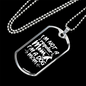 Not Regular Dog Mom Necklace Stainless Steel or 18k Gold Dog Tag 24" Chain-Express Your Love Gifts
