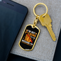 Not Selling Crypto Keychain Stainless Steel or 18k Gold Dog Tag Keyring-Express Your Love Gifts