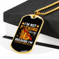 Not Selling Crypto Necklace Stainless Steel or 18k Gold Dog Tag 24" Chain-Express Your Love Gifts