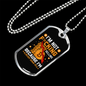 Not Selling Crypto Necklace Stainless Steel or 18k Gold Dog Tag 24" Chain-Express Your Love Gifts
