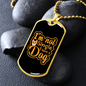 Not Single Have Dog Yellow Necklace Stainless Steel or 18k Gold Dog Tag 24" Chain-Express Your Love Gifts