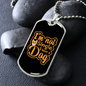 Not Single Have Dog Yellow Necklace Stainless Steel or 18k Gold Dog Tag 24" Chain-Express Your Love Gifts