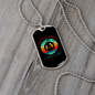 Not Single I Have a Dog Necklace Stainless Steel or 18k Gold Dog Tag 24" Chain-Express Your Love Gifts