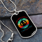 Not Single I Have a Dog Necklace Stainless Steel or 18k Gold Dog Tag 24" Chain-Express Your Love Gifts
