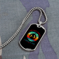 Not Single I Have a Dog Necklace Stainless Steel or 18k Gold Dog Tag 24" Chain-Express Your Love Gifts