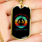 Not Single I Have a Dog Necklace Stainless Steel or 18k Gold Dog Tag 24" Chain-Express Your Love Gifts