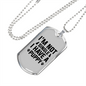 Not Single Necklace Stainless Steel or 18k Gold Dog Tag 24" Chain-Express Your Love Gifts