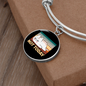 Not Today Cat Bracelet Stainless Steel or 18k Gold Circle Bangle-Express Your Love Gifts