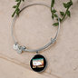 Not Today Cat Bracelet Stainless Steel or 18k Gold Circle Bangle-Express Your Love Gifts