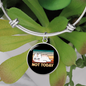 Not Today Cat Bracelet Stainless Steel or 18k Gold Circle Bangle-Express Your Love Gifts