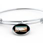 Not Today Cat Bracelet Stainless Steel or 18k Gold Circle Bangle-Express Your Love Gifts