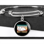Not Today Cat Bracelet Stainless Steel or 18k Gold Circle Bangle-Express Your Love Gifts