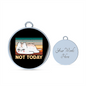 Not Today Cat Bracelet Stainless Steel or 18k Gold Circle Bangle-Express Your Love Gifts
