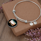 Not Today Cat Bracelet Stainless Steel or 18k Gold Circle Bangle-Express Your Love Gifts