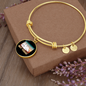Not Today Cat Bracelet Stainless Steel or 18k Gold Circle Bangle-Express Your Love Gifts