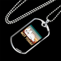 Not Today Cat Necklace Stainless Steel or 18k Gold Dog Tag 24" Chain-Express Your Love Gifts