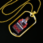 Nothing CompAres Horse Threaphy Horse Necklace Stainless Steel or 18k Gold Dog Tag 24" Chain-Express Your Love Gifts