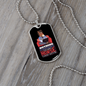 Nothing CompAres Horse Threaphy Horse Necklace Stainless Steel or 18k Gold Dog Tag 24" Chain-Express Your Love Gifts