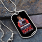 Nothing CompAres Horse Threaphy Horse Necklace Stainless Steel or 18k Gold Dog Tag 24" Chain-Express Your Love Gifts