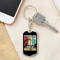 Nothing Is Right Hunter'S Keychain Gift Stainless Steel or 18k Gold Dog Tag Keyring-Express Your Love Gifts
